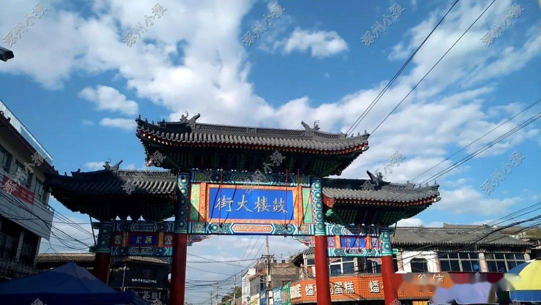 涿州鼓楼大街改造为步行街整体为明清式风格