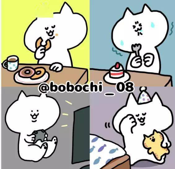 大白猫晒着肚皮一动不动一众网友狂喊超可爱