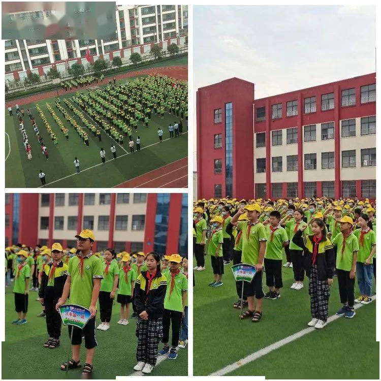 开启新希望承载新梦想益民小学北校区开学升旗仪式