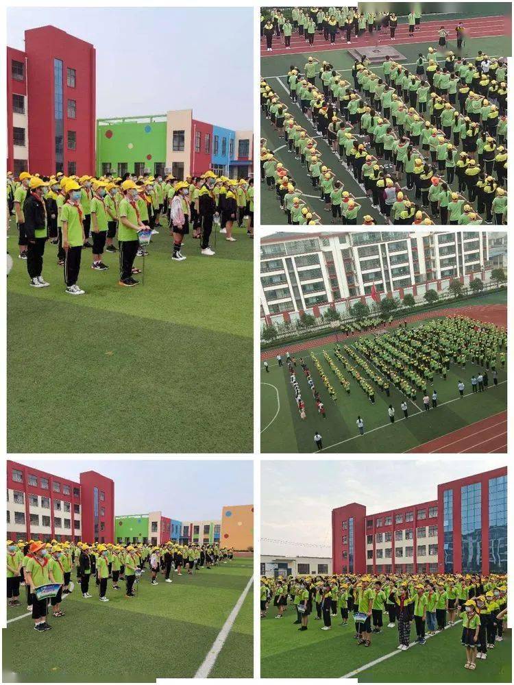 开启新希望承载新梦想益民小学北校区开学升旗仪式