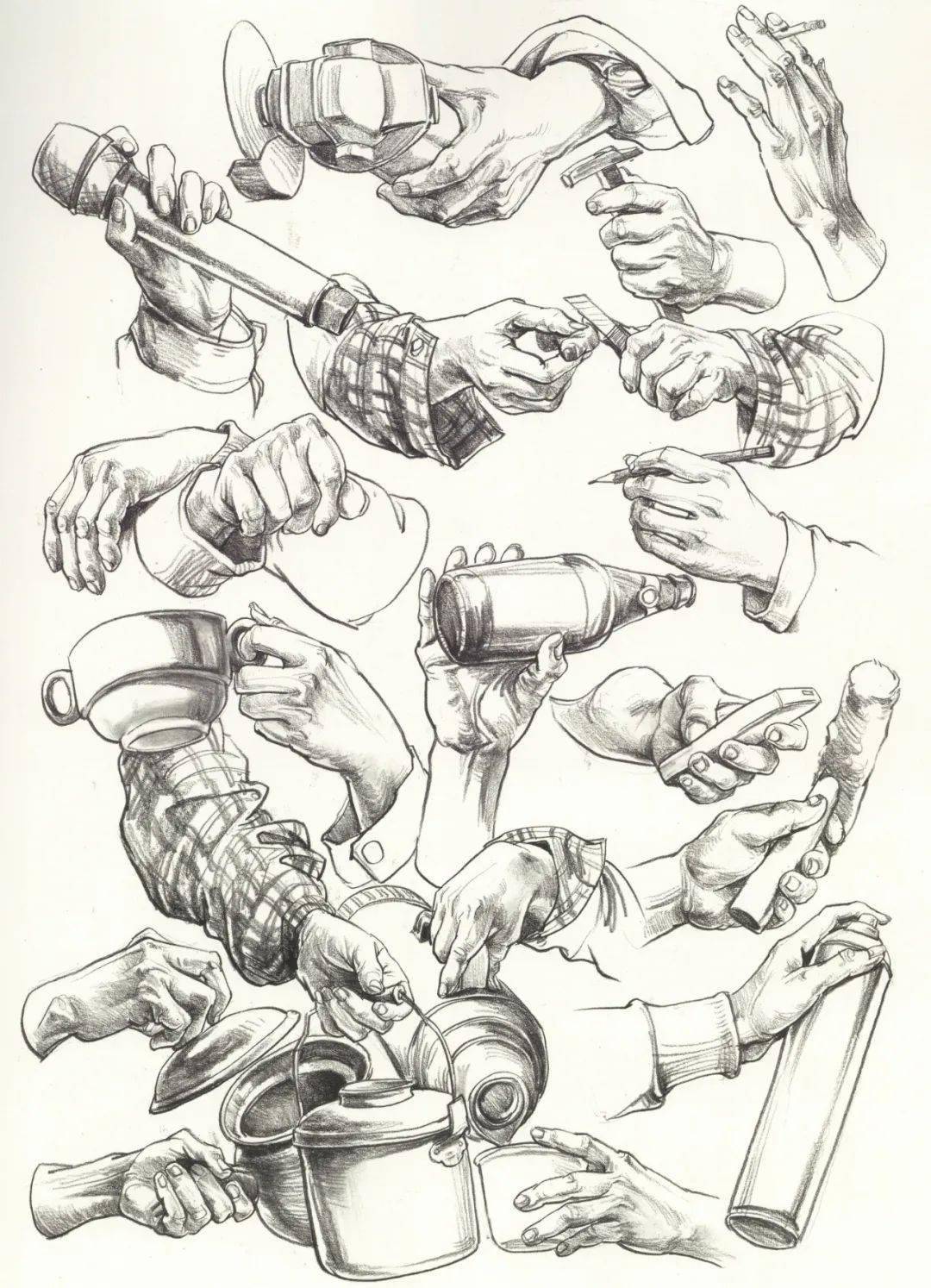 超强干货丨速写中手部可是重要得分点画不好就剁手