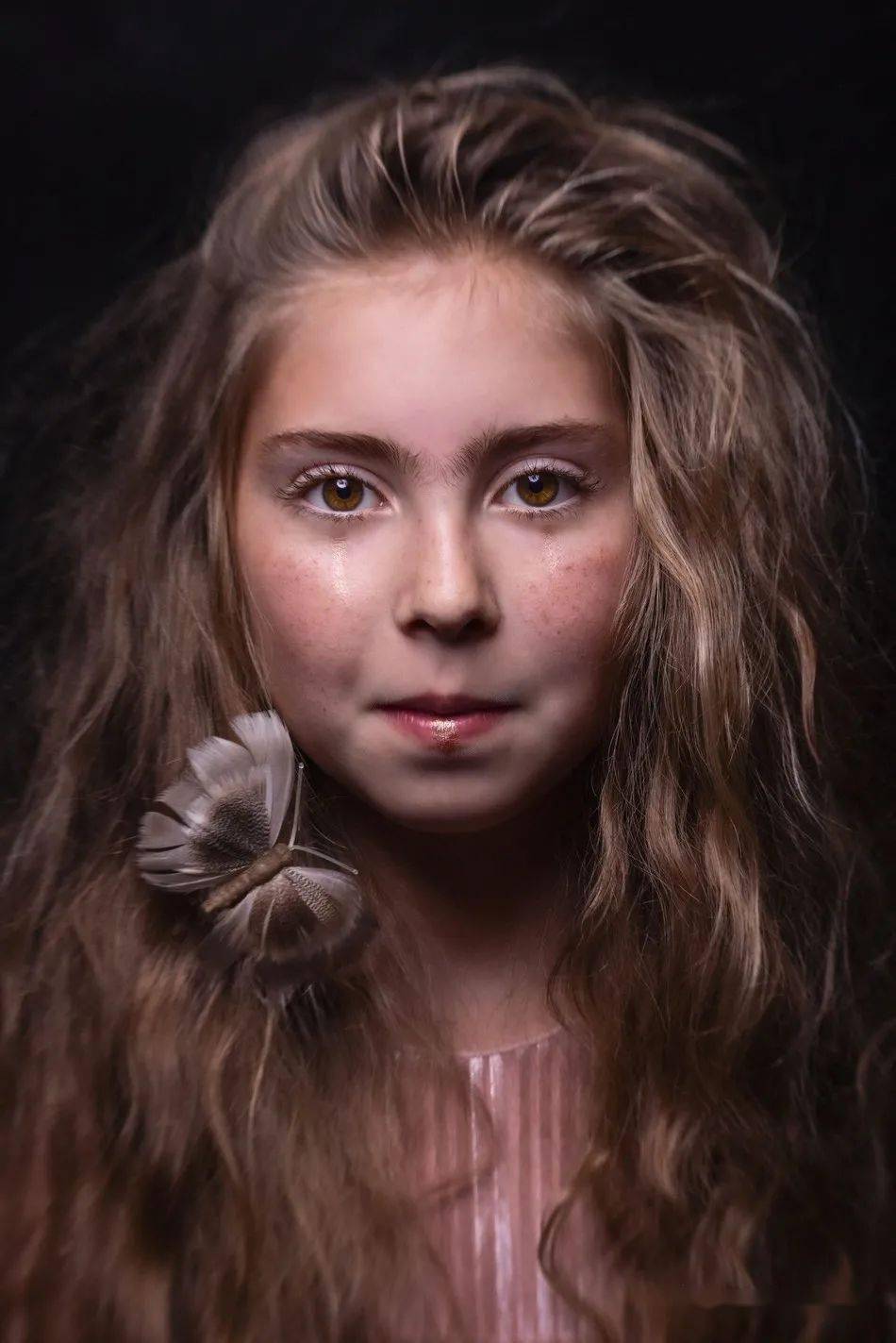 佳作欣赏|天使般的可爱面容 古典风的儿童人像