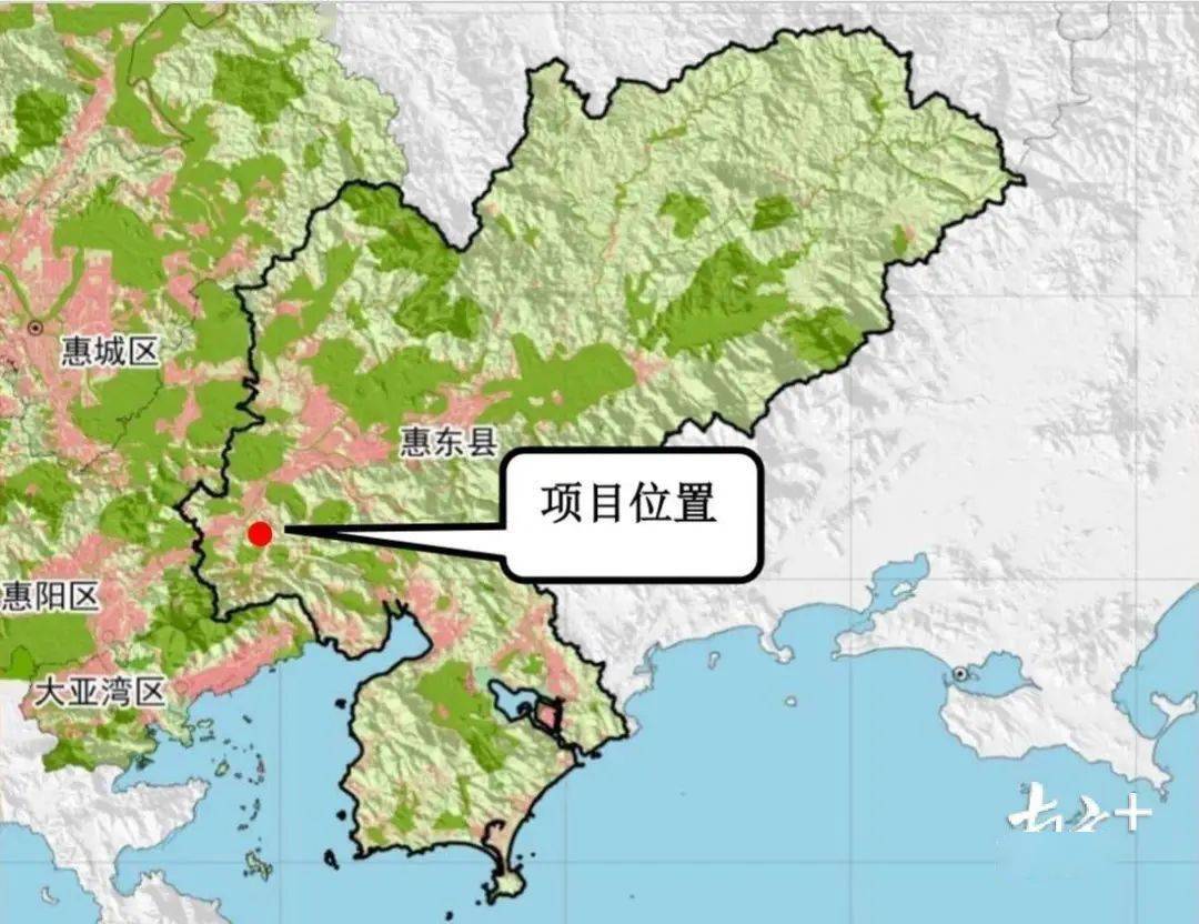 惠州新材料产业园位于惠东县白花镇,规划面积30