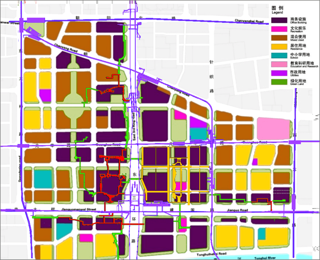 立体城市北京商务中心区cbd地下步行系统规划实施评估与关键性问题
