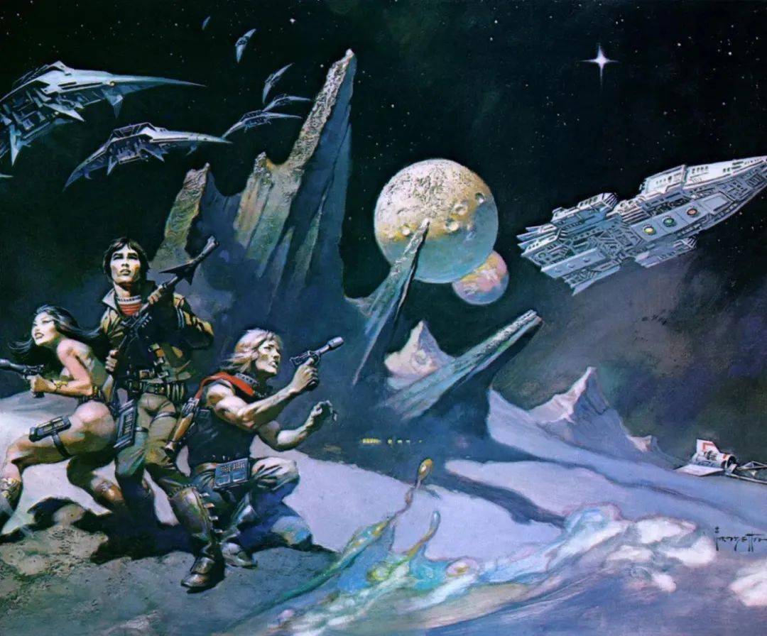 █每日一画西方幻想类插画大师frankfrazetta
