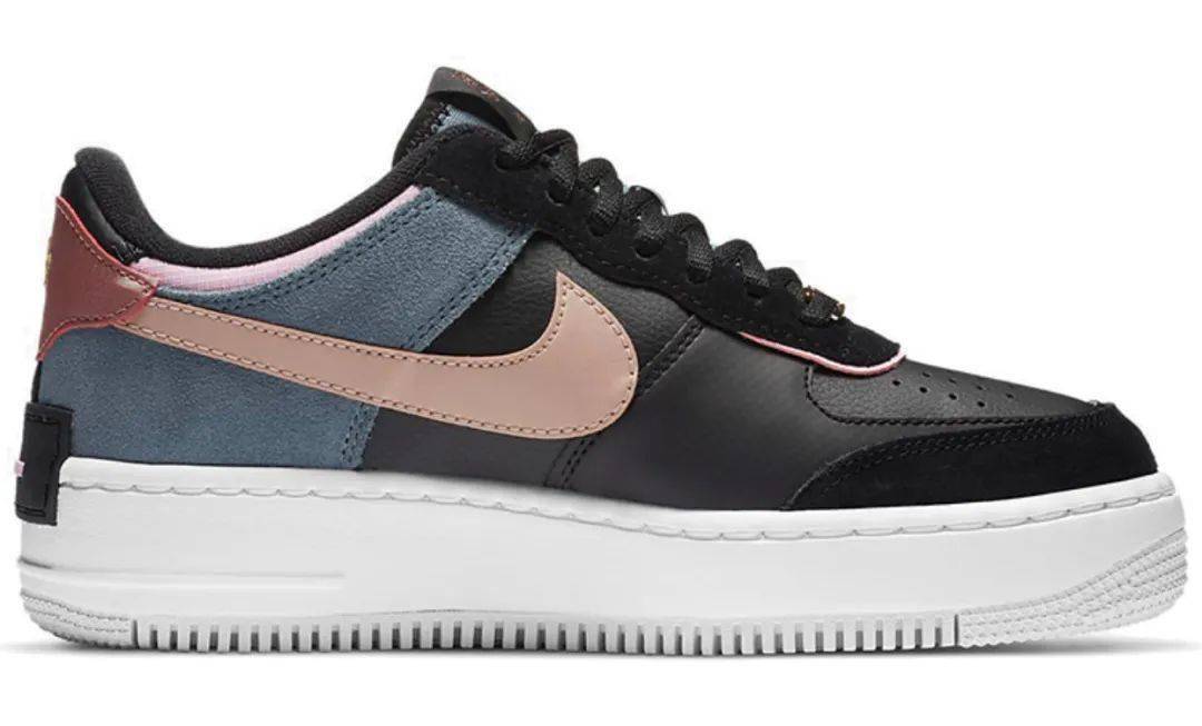 deal限量发售联合dunkplus小程序发售nikeairforce1shadow黑蓝粉配色