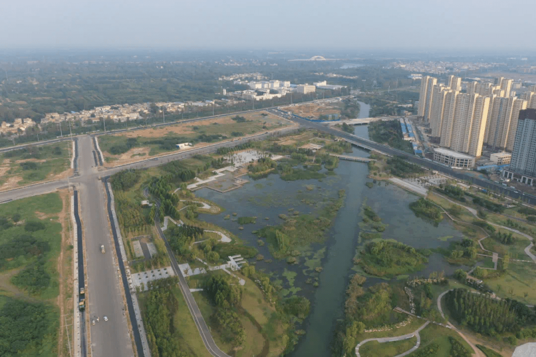 一组航拍图带你了解亳州豆蔻湖最新进展情况
