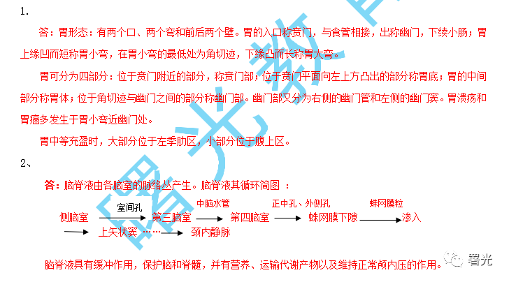 心包腔11错.下呼吸道10对颈动脉小球.9对女性的外生殖