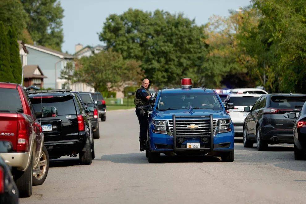 现场美国密歇根州沃什特瑙县对峙案件