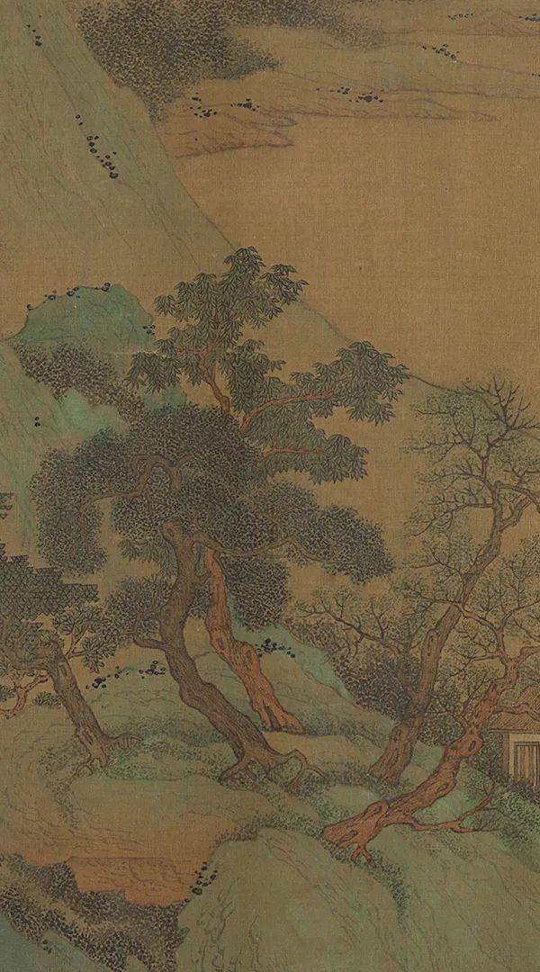 刘松年青绿山水长卷高清欣赏