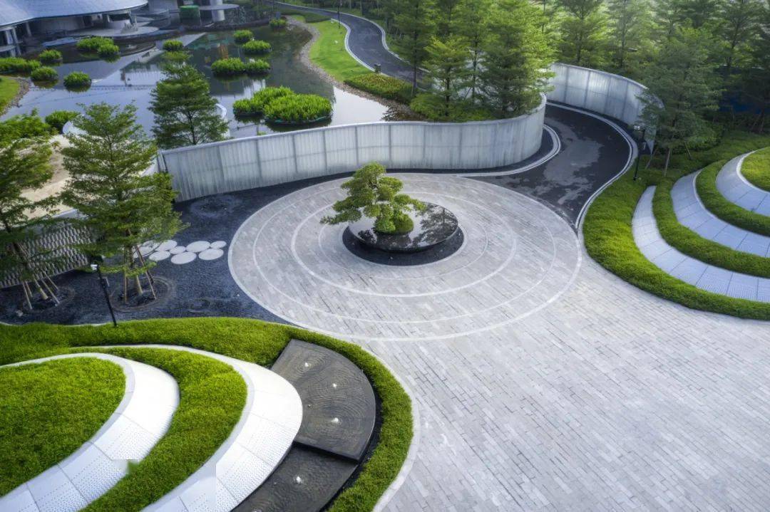 把"圆"用到极致,用景观致敬传统中医药 | 平安中医健康产业园展示区