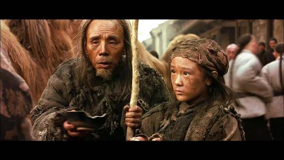 白银帝国小乞丐行乞阔少爷给他一块表别在这讨人嫌了