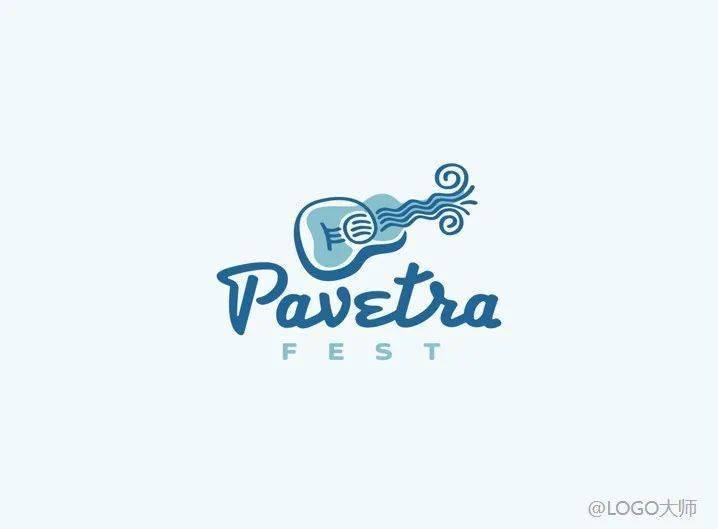 吉他元素创意logo设计欣赏