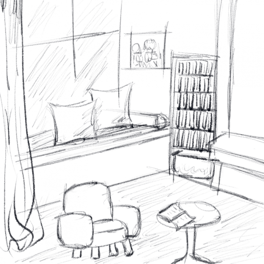 飘窗一直是炙手可热的阅读角打造空间.