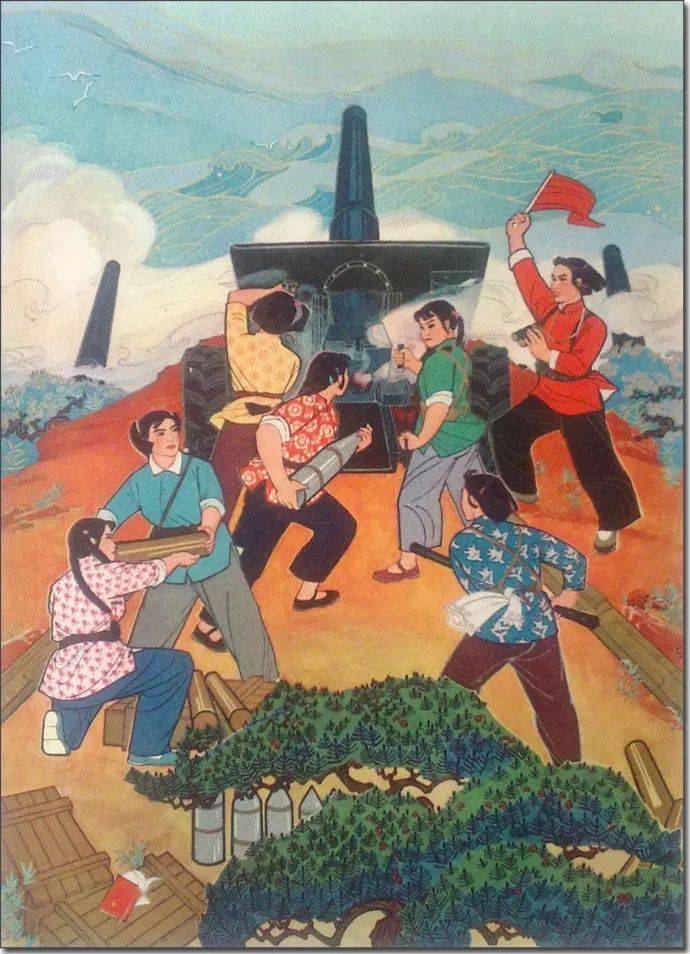 从老年画看昔日上世纪五十年代新中国的工农兵形象