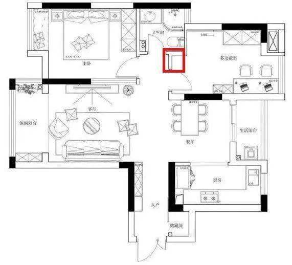 入户门正对卫生间?怎么缓解这种尴尬户型?