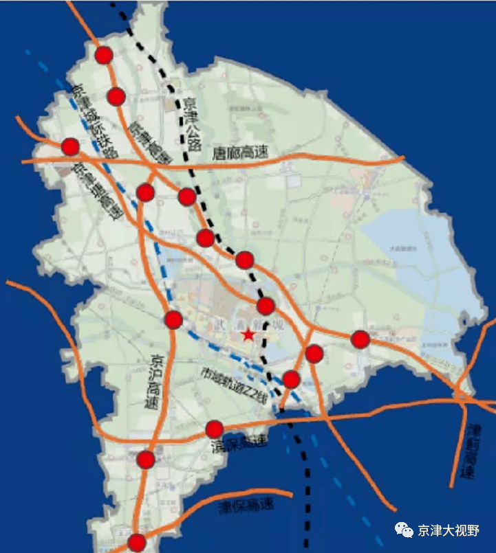 通武廊轻轨线路图2020图片