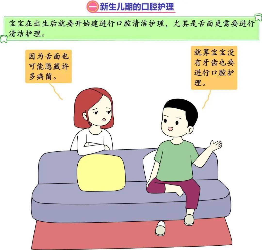 很多家长以为新生儿没有牙齿,就不注意护理新生儿的口腔卫生,其实这种
