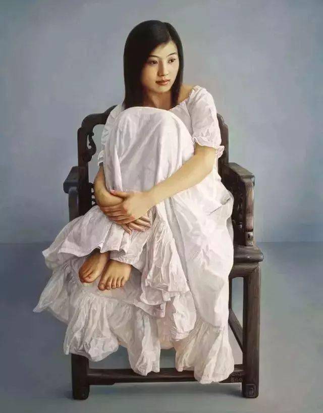 被称为古典冷军的他一幅油画卖到448万这画中的少女到底有多美