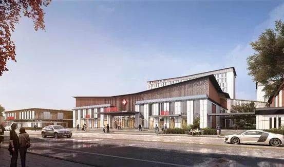 金东即将新建大型医院效果图曝光了