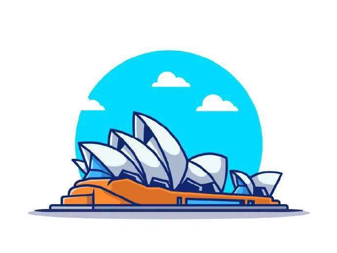 世界著名建筑插画