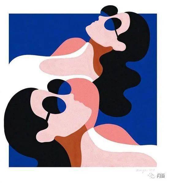 高饱和度彩色插画居然这么好看