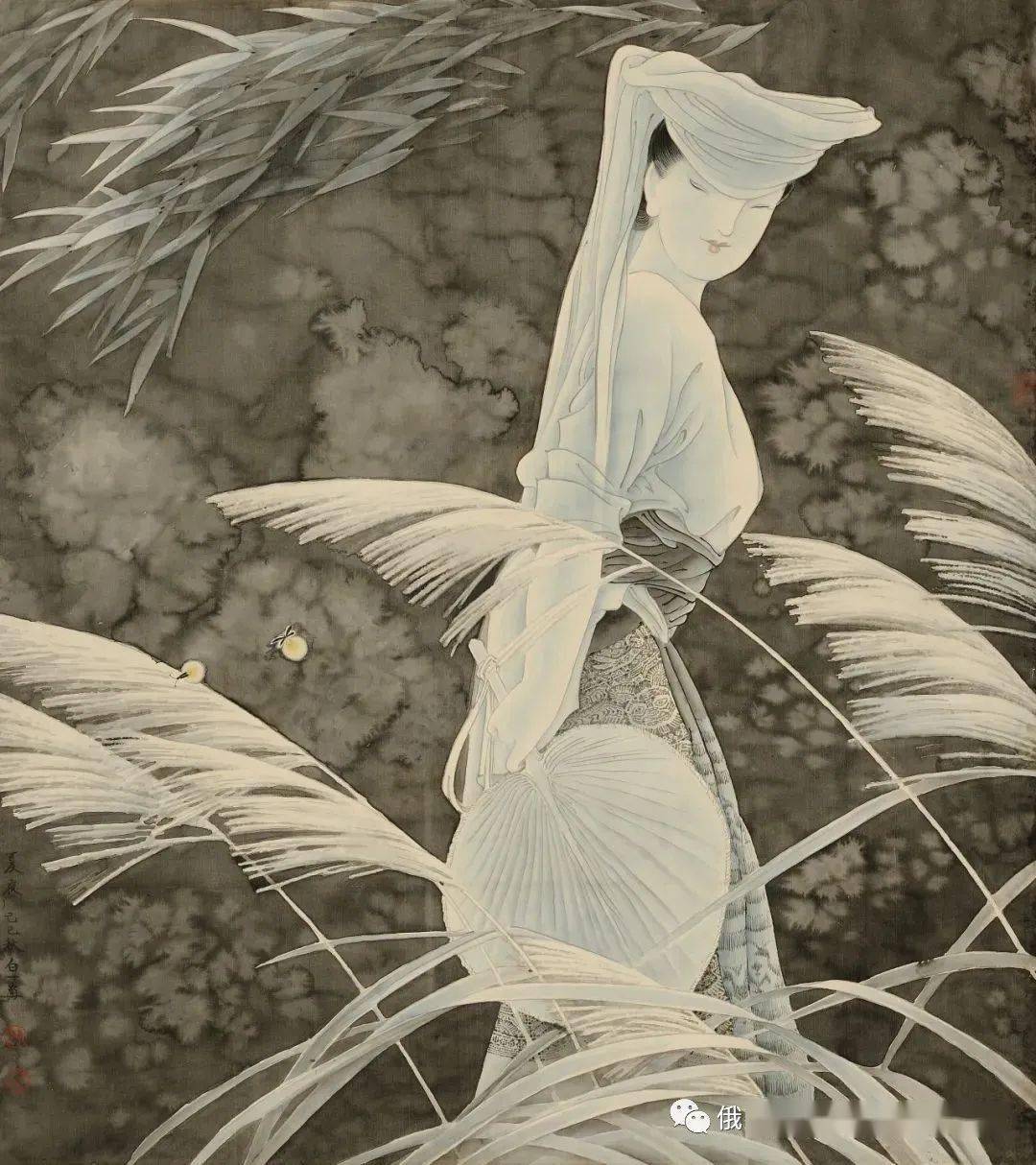 著名工笔人物画家陈白一人物画作品欣赏_手机搜狐网