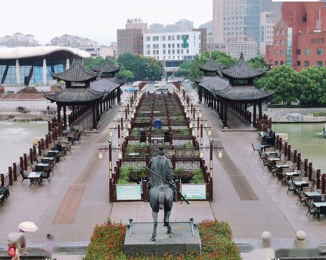 湖州霸王门项羽率8000子弟起兵地有极漂亮的风雨廊桥