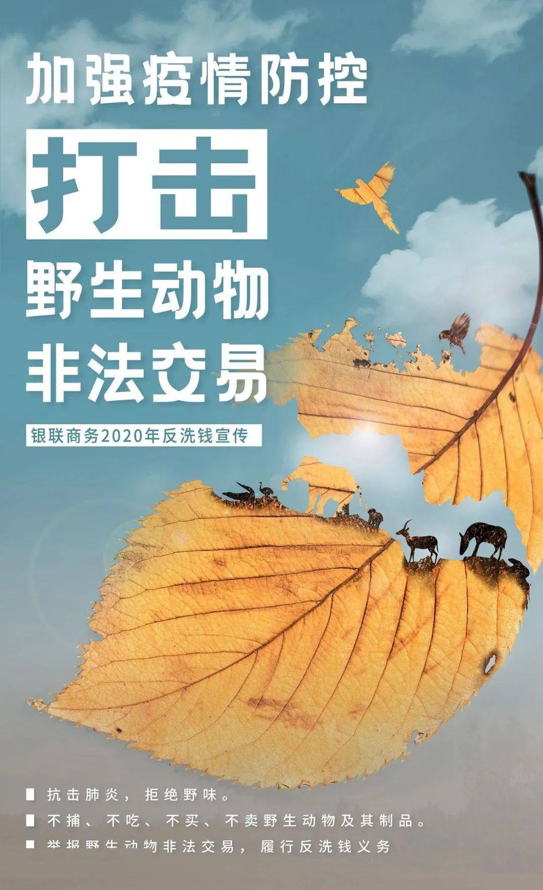 2020年反洗钱宣传-打击野生动物非法交易