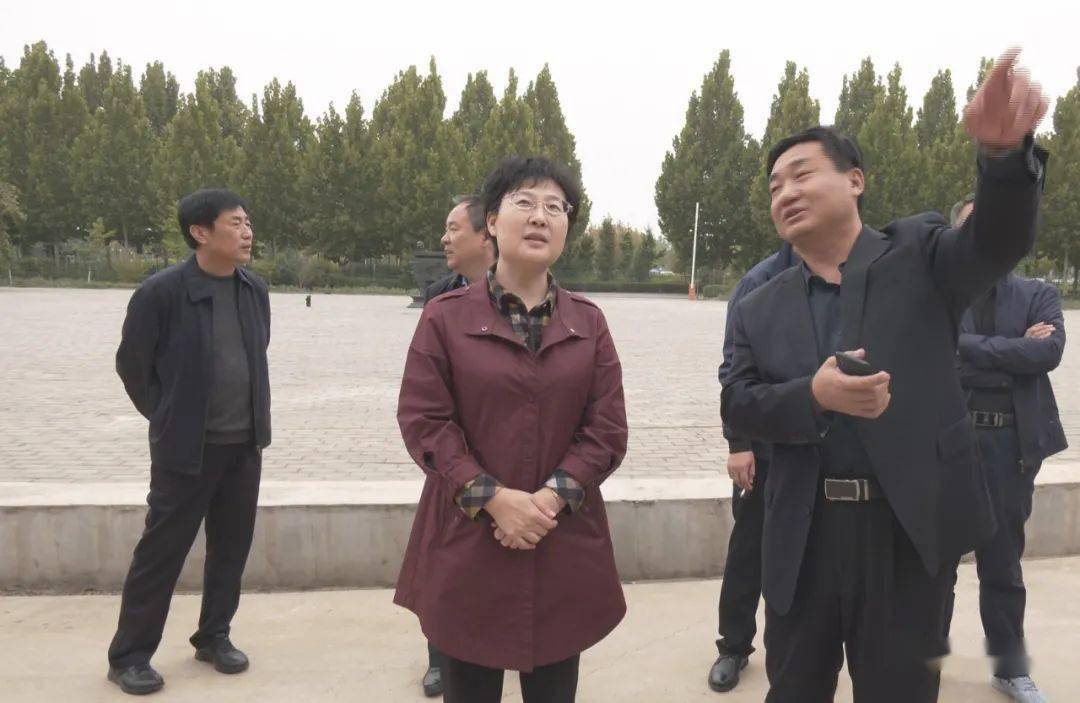 一线传真县委书记申文霞就旅发大会各项筹备工作进行调研