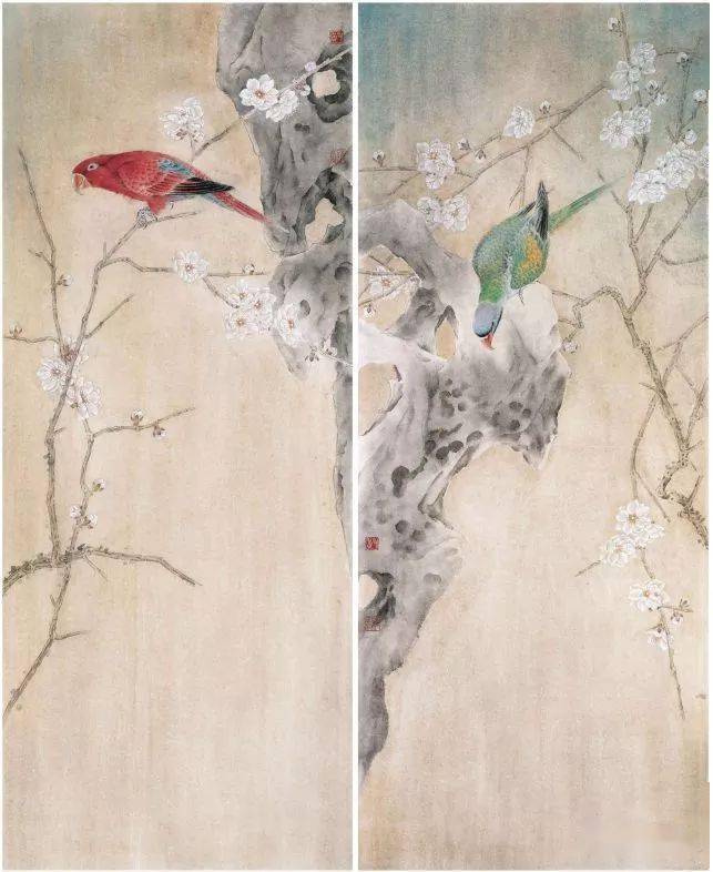 郑雅风 四条屏任正江 四条屏