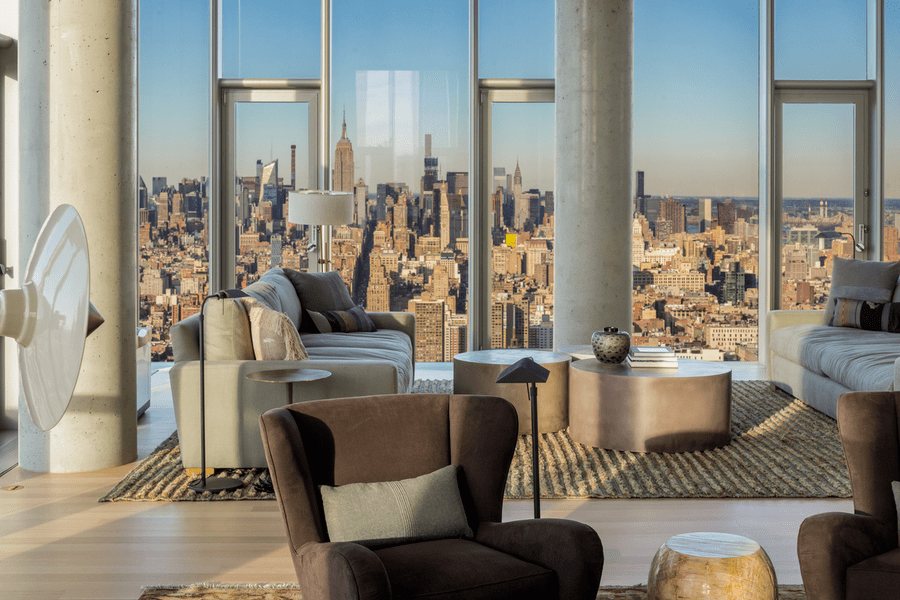 毛坯感的顶层公寓三种软装陈设个个都很高级