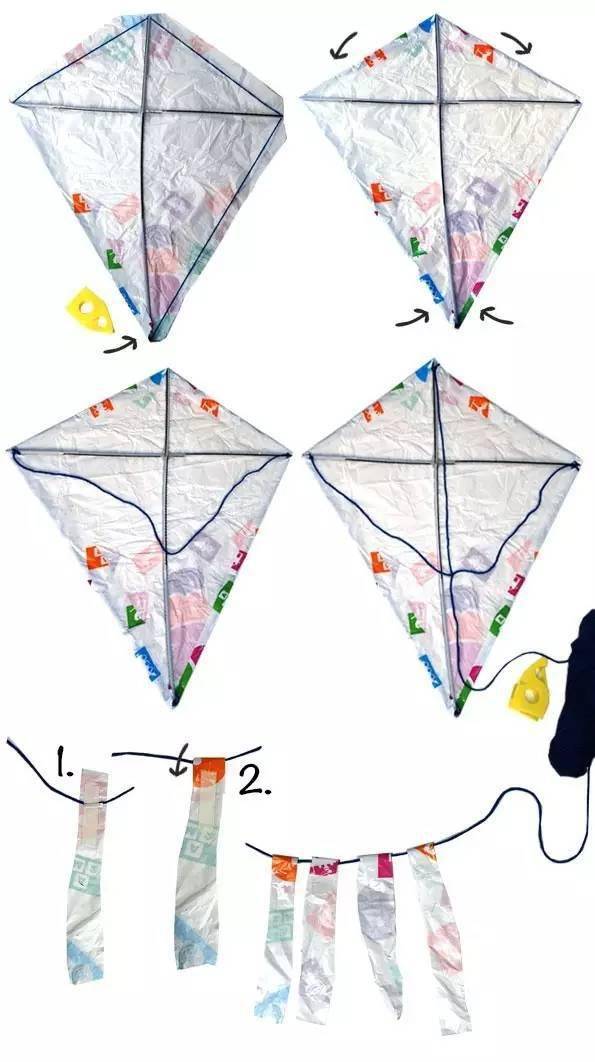 做风筝的材料和步骤图片