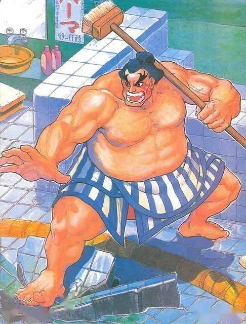 185cm的身高在街霸里不算小个子,在游戏里招式是实打实的砸在对手身上