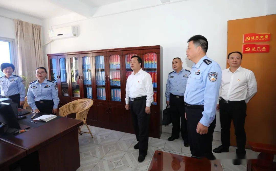 一线快讯连城县领导调研公安工作