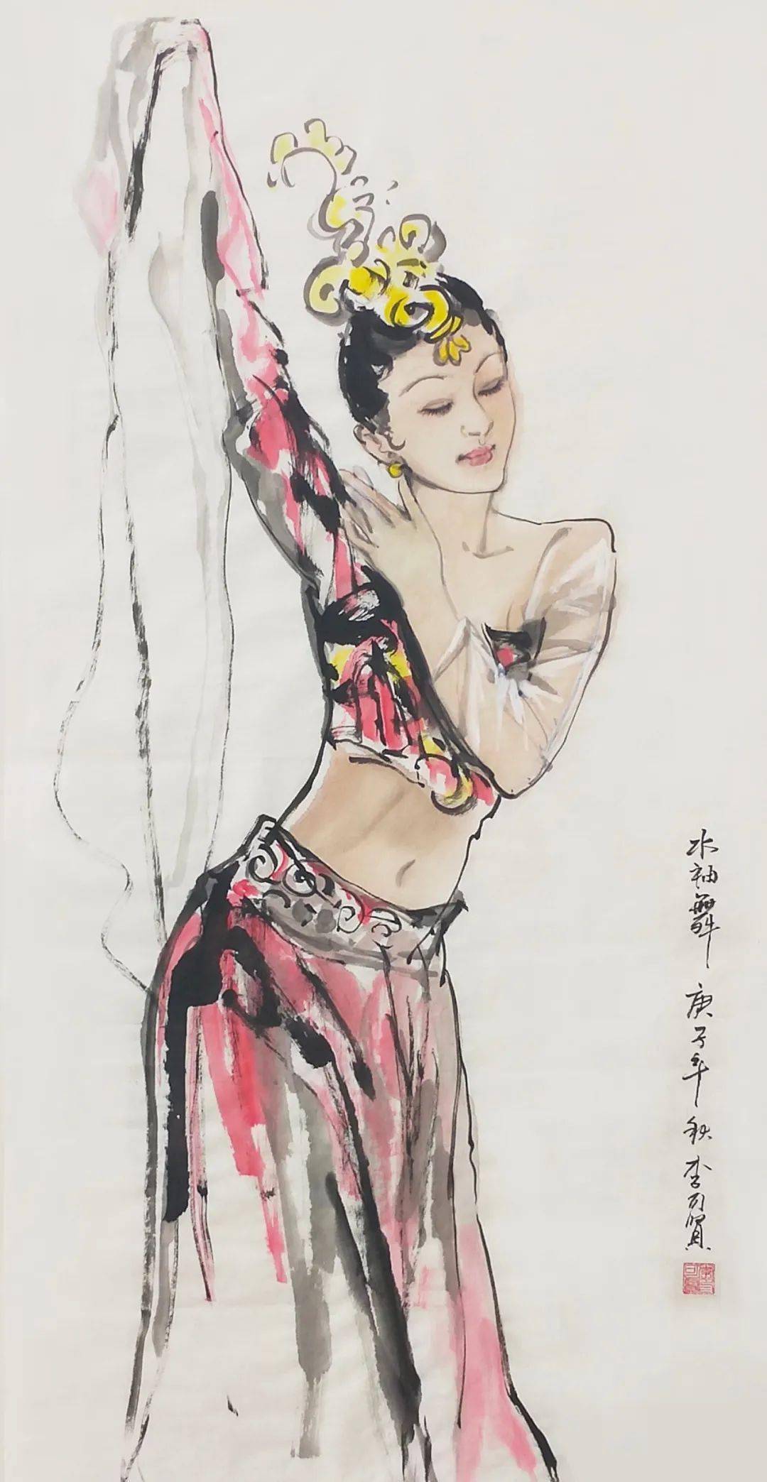 【晓颦书画专访】云想衣裳花想容 ——李可贤国画人物印象||总第90期