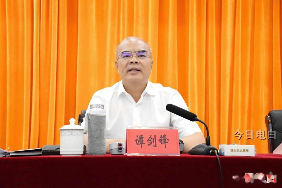 区委常委,常务副区长杨德贤传达了茂名市创建全国文明城市迎检工作