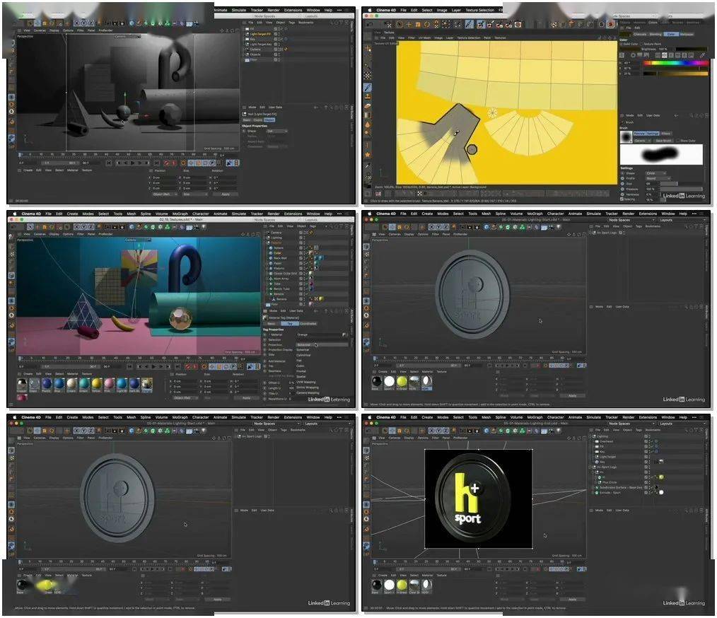 c4d高级运动图形粒子特效教程cinema 4d s22 essential training