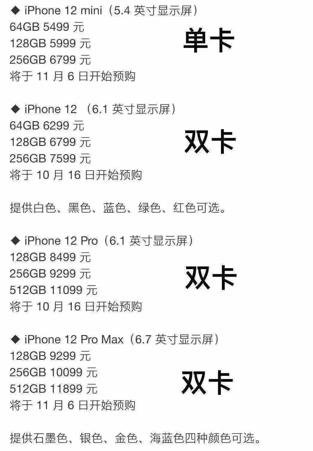 新品即将开售iphone12系列正式发布