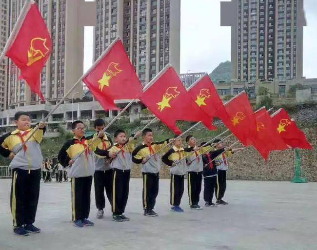 中国少年先锋队标志礼仪规范与使用_队旗