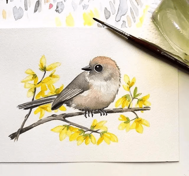 水彩画教程水彩新手画什么这组动物水彩太适合临摹了简单又好看