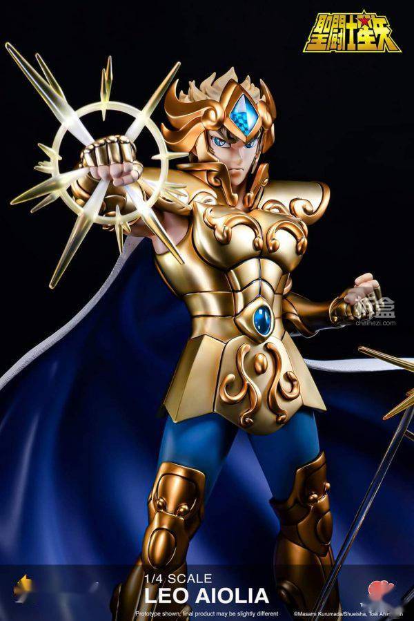 kidslogic黄金圣斗士狮子座艾欧里亚14雕像