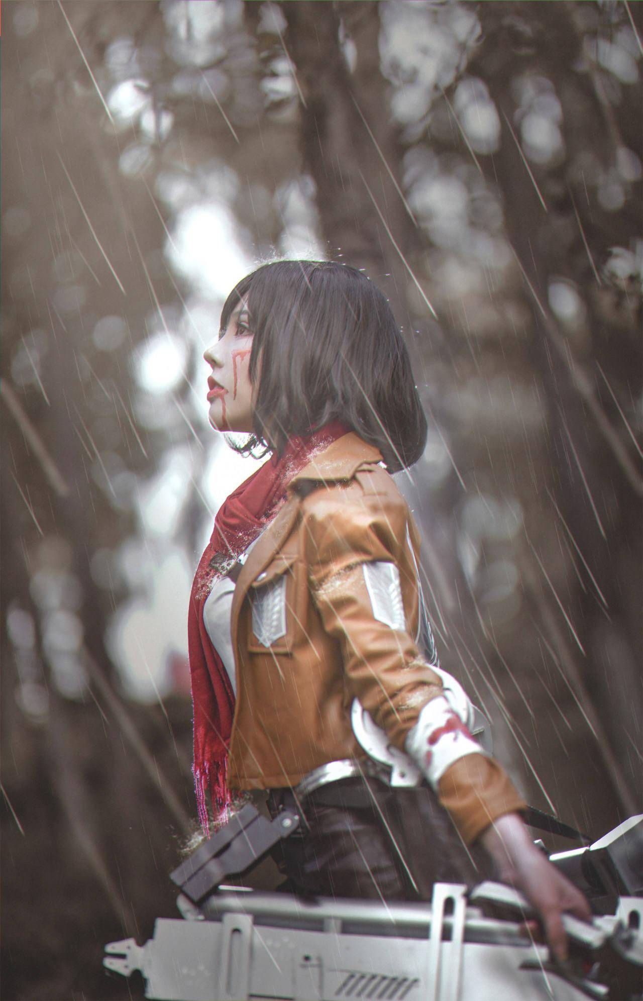 进击的巨人 三笠cosplay