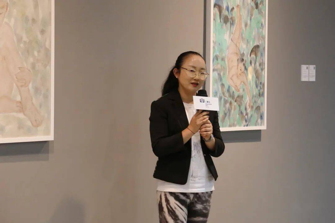 现场落子声思无邪潘汶汛个人作品展映竹无人见在信雅达三清上艺术中心