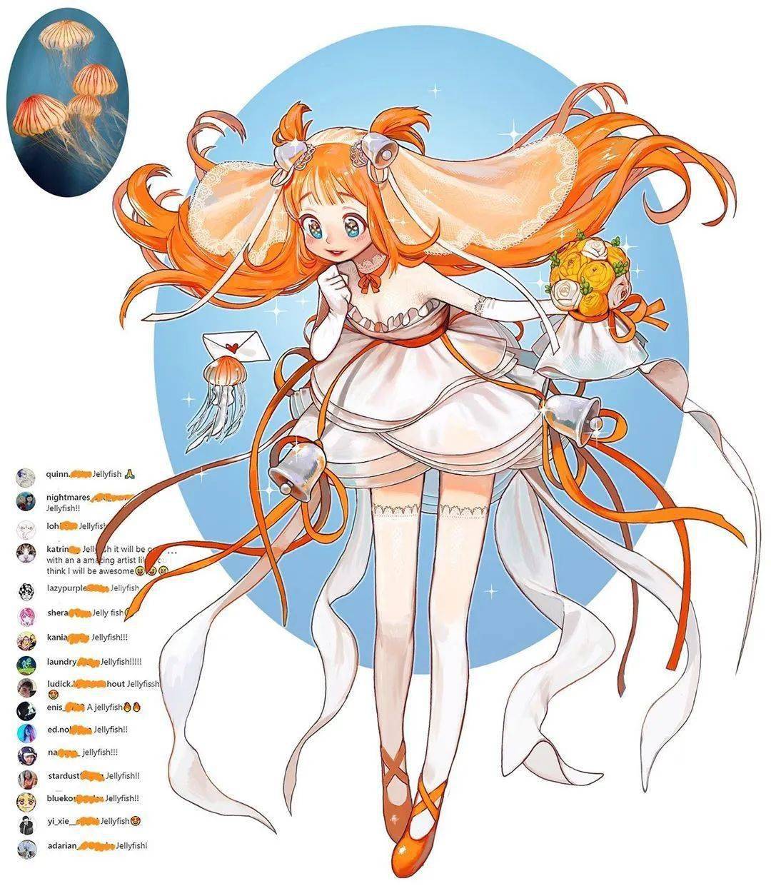 rinotuna下面再来给大家带来一组拟人的插画反正我都喜欢你喜欢哪一个