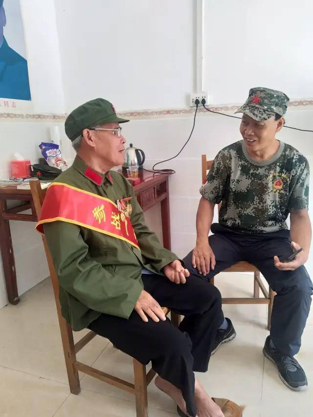 北流市潮圹抗美援越一等功臣李应泉老兵击落敌机一架