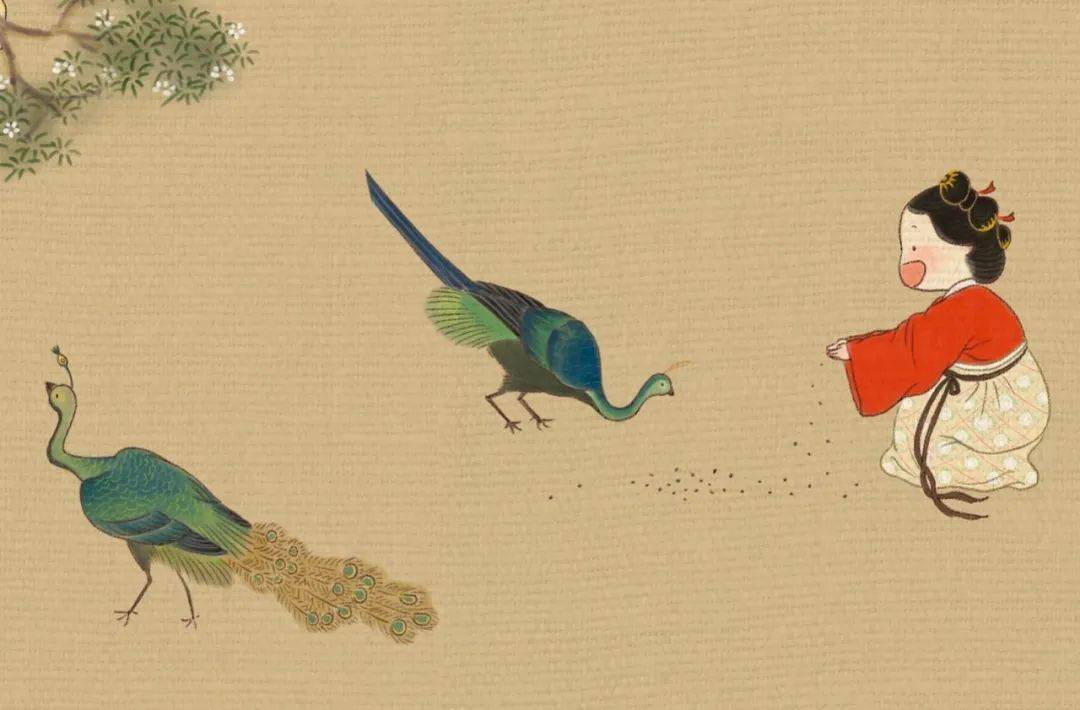 古代女生每天都做什么90后小姐姐用q萌画风重绘中国名画萌哭了