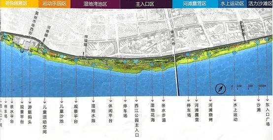 肇庆江滨公园路线图图片