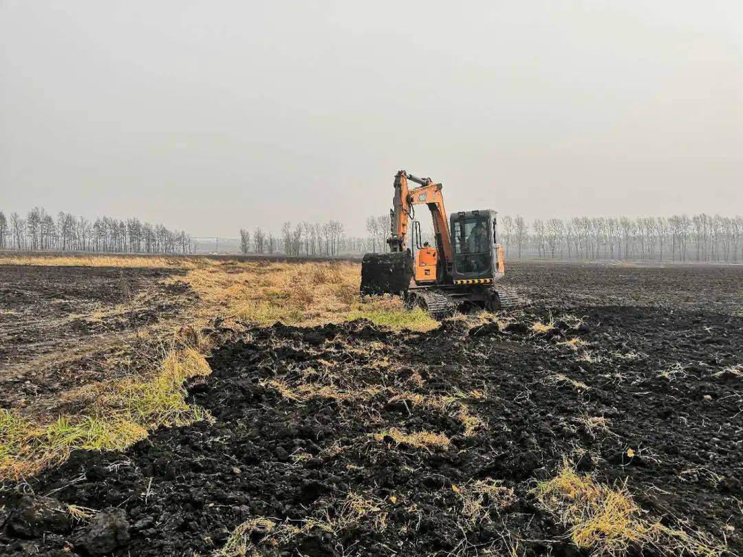 67龙镇农场有限公司治理水蚀沟疮疤变良田