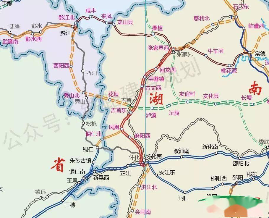 秀山未来3条高铁规划图片